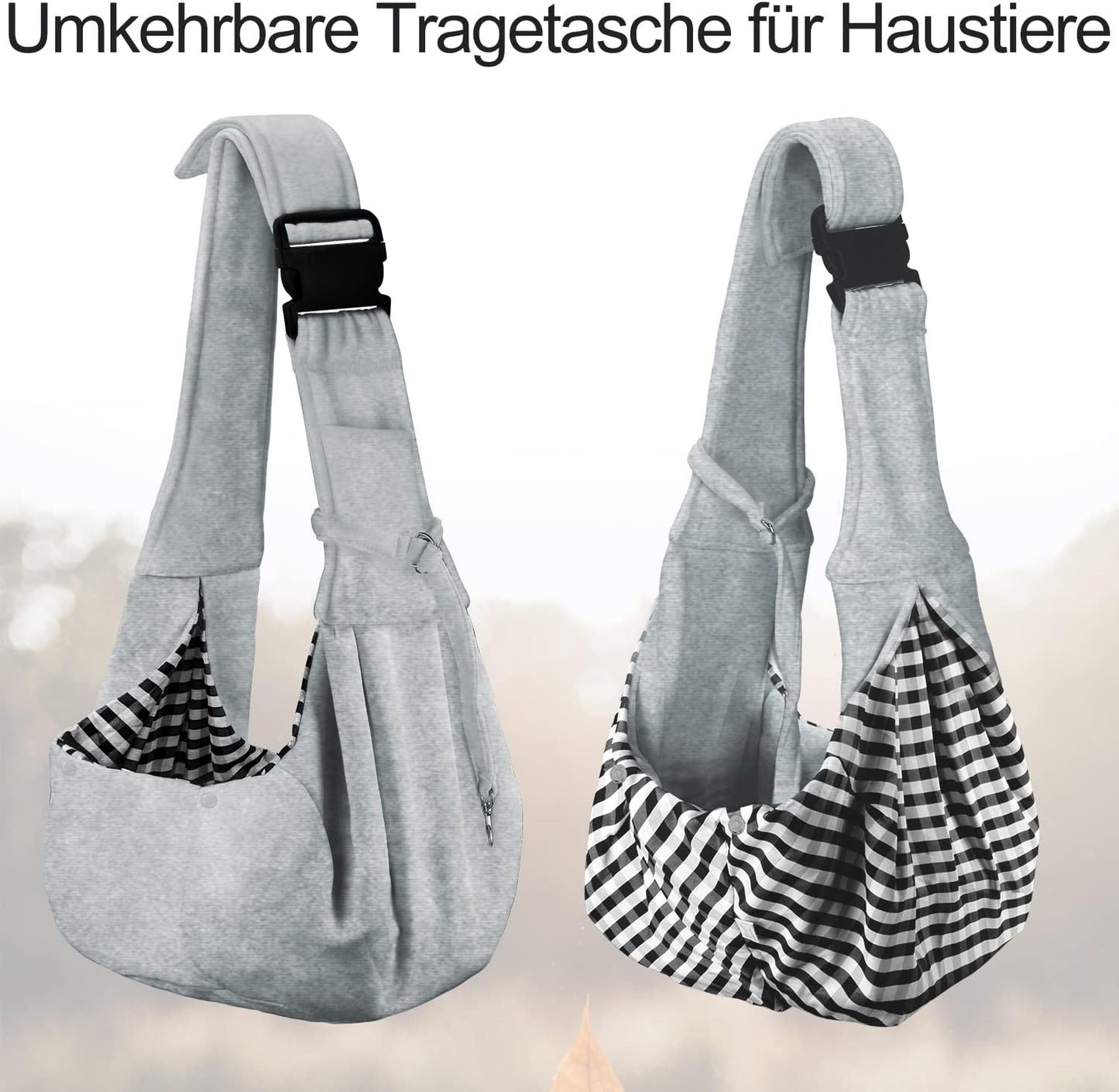 Tragetasche, Grau