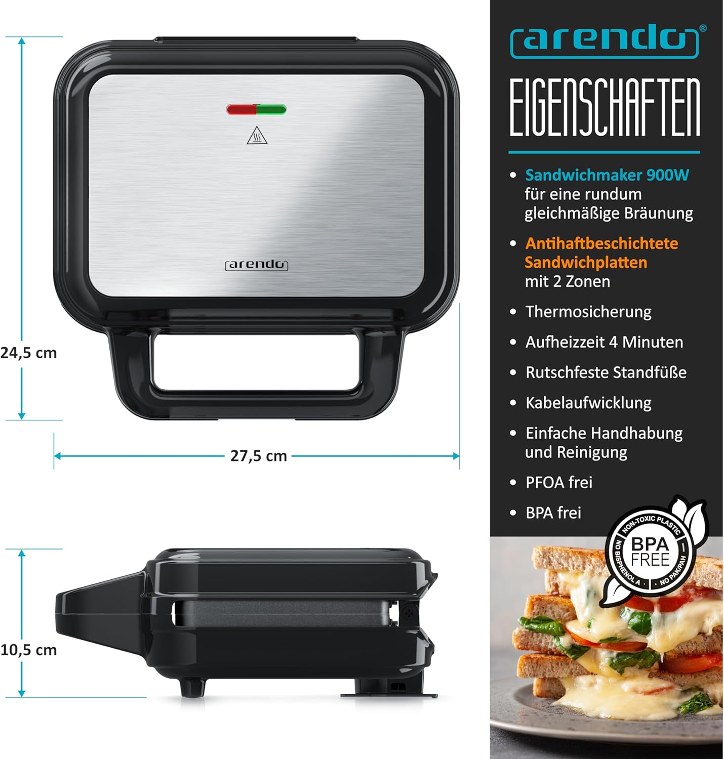 Sandwichmaker, B: Typ 2