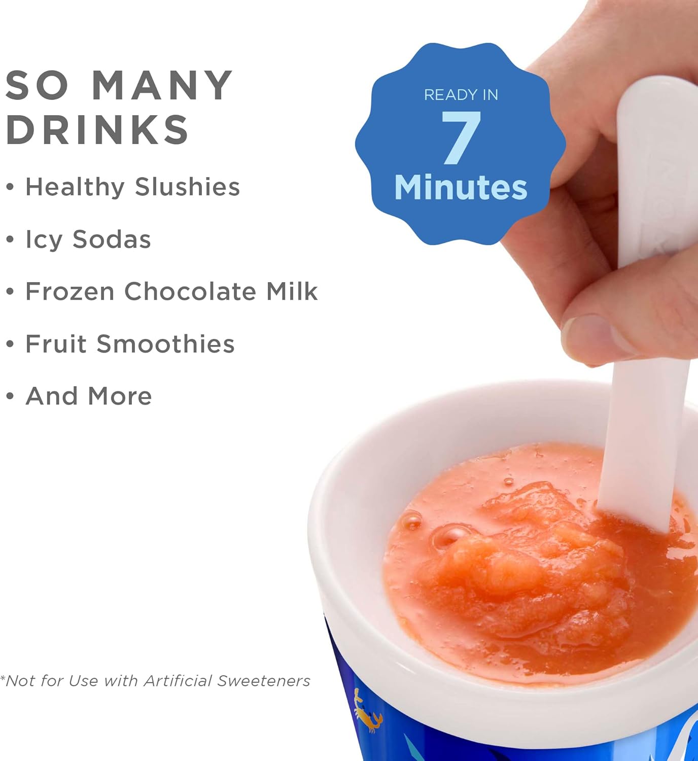 Slush und Shake Maker für Einzelportionen, Mausgrau