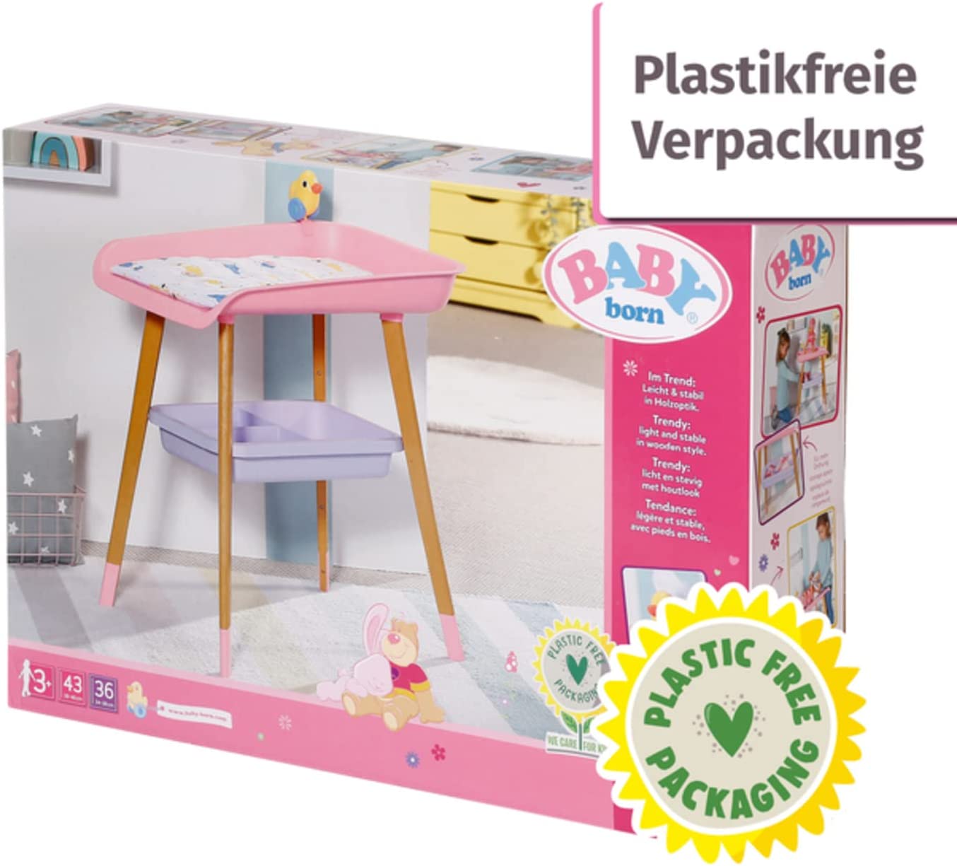 BABY born® Wickeltisch, Puppenzubehör, Single