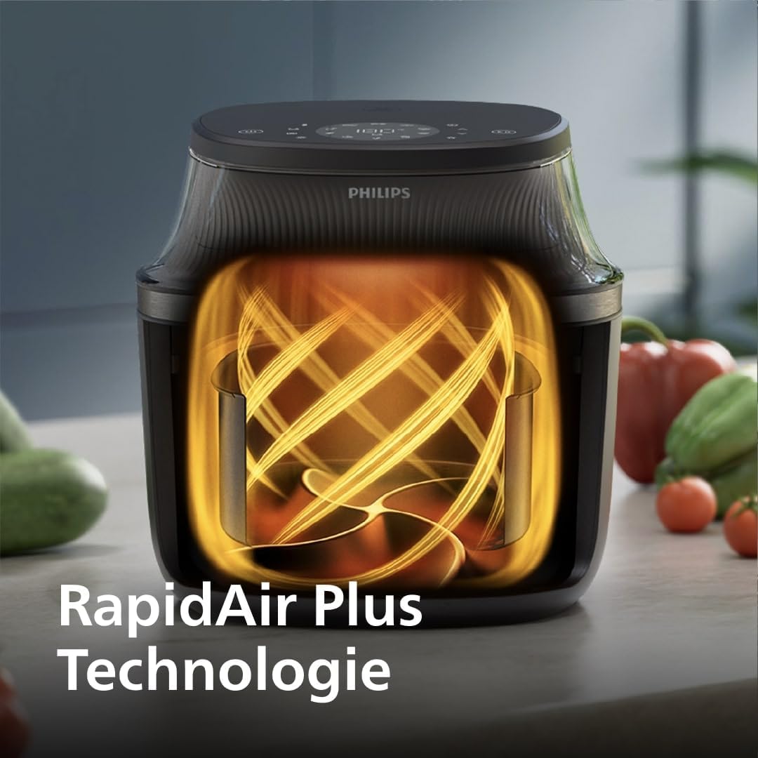Airfryer 3000 Series, 6.2 L - neues Modell, mit Fenster