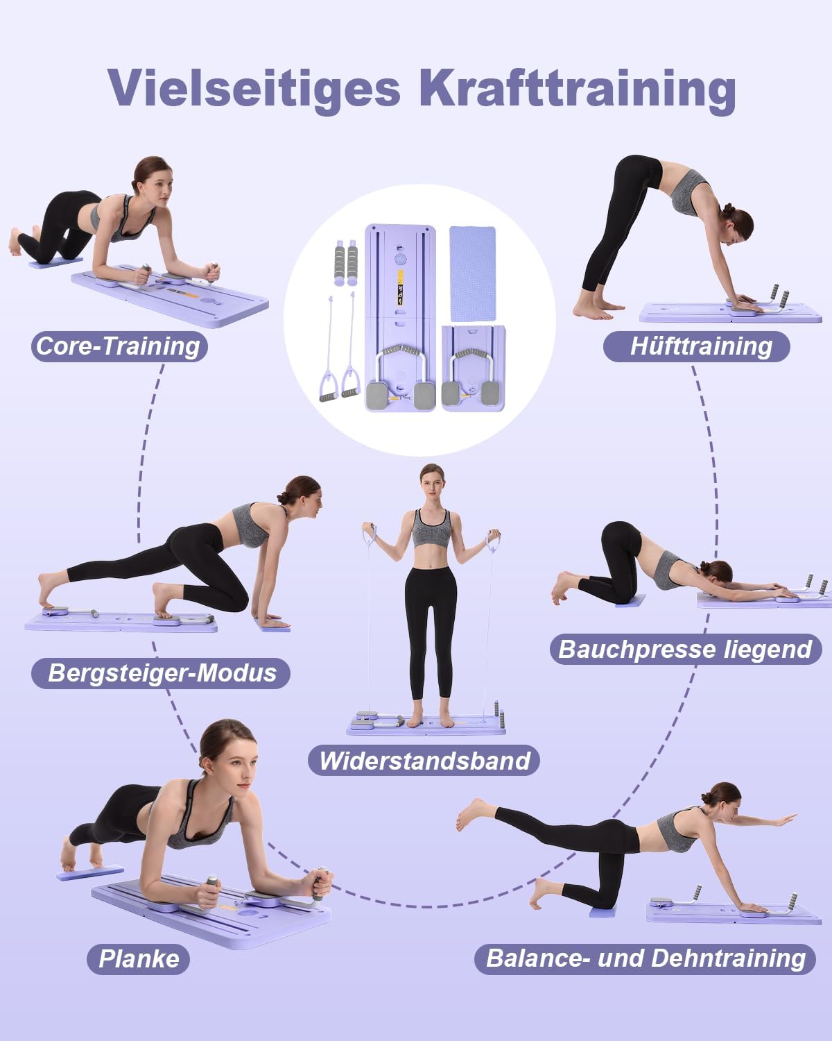 Pilates Board, Lila