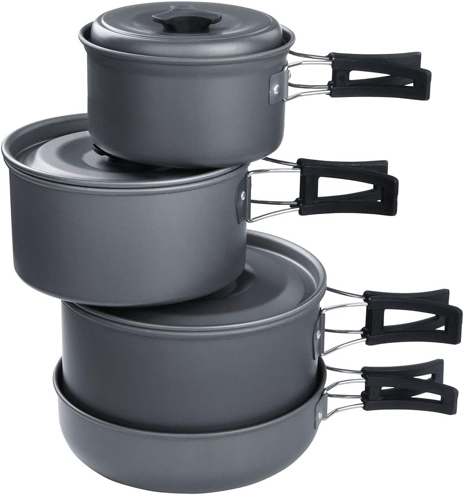 7-teiliges Camping Kochset