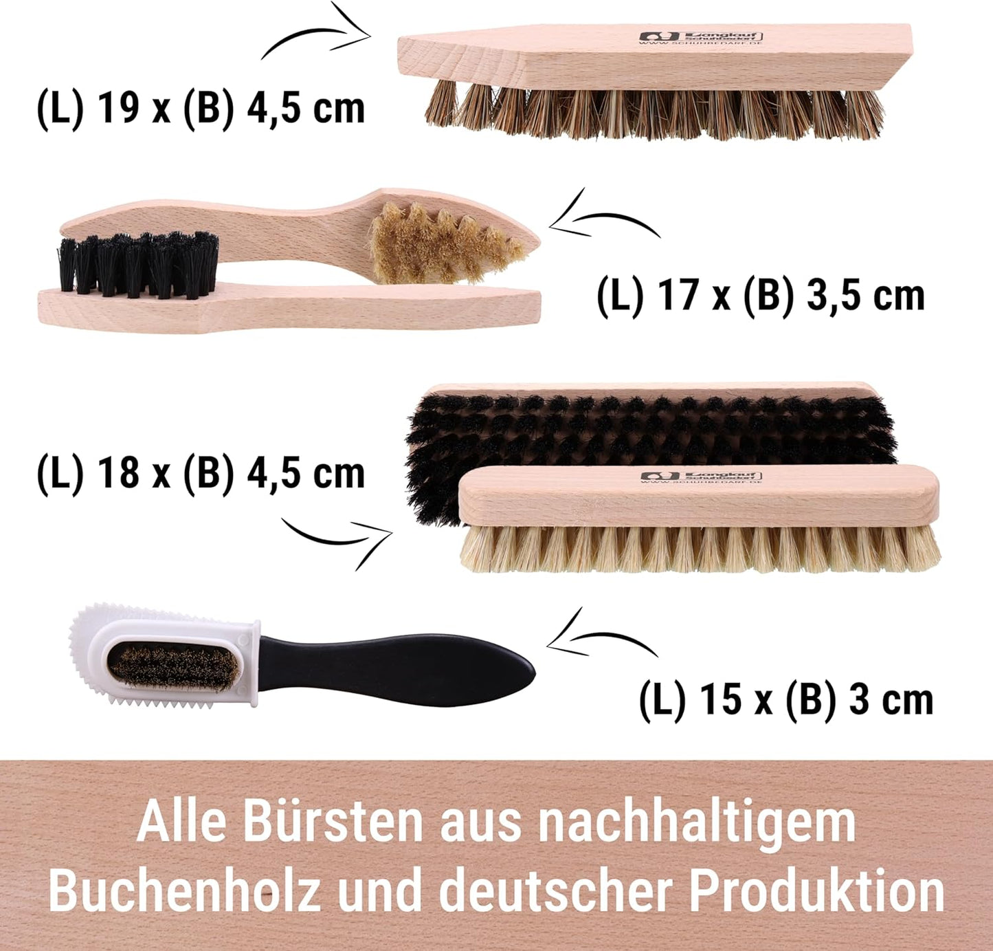 9-teiliges Schuhputzset