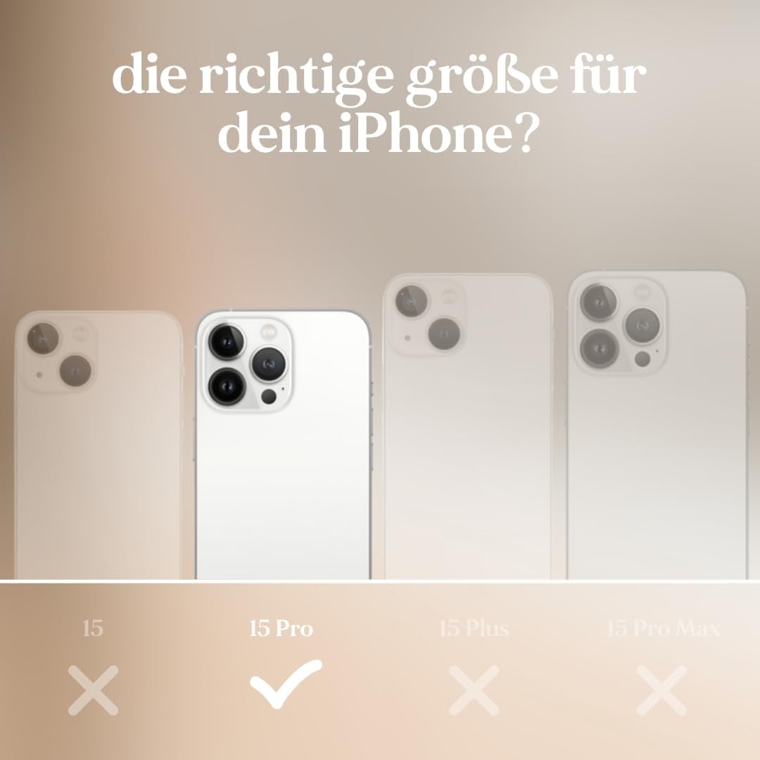 Change Case Handykette für iPhone 15 Pro, iPhone 15 Pro, Desert gold