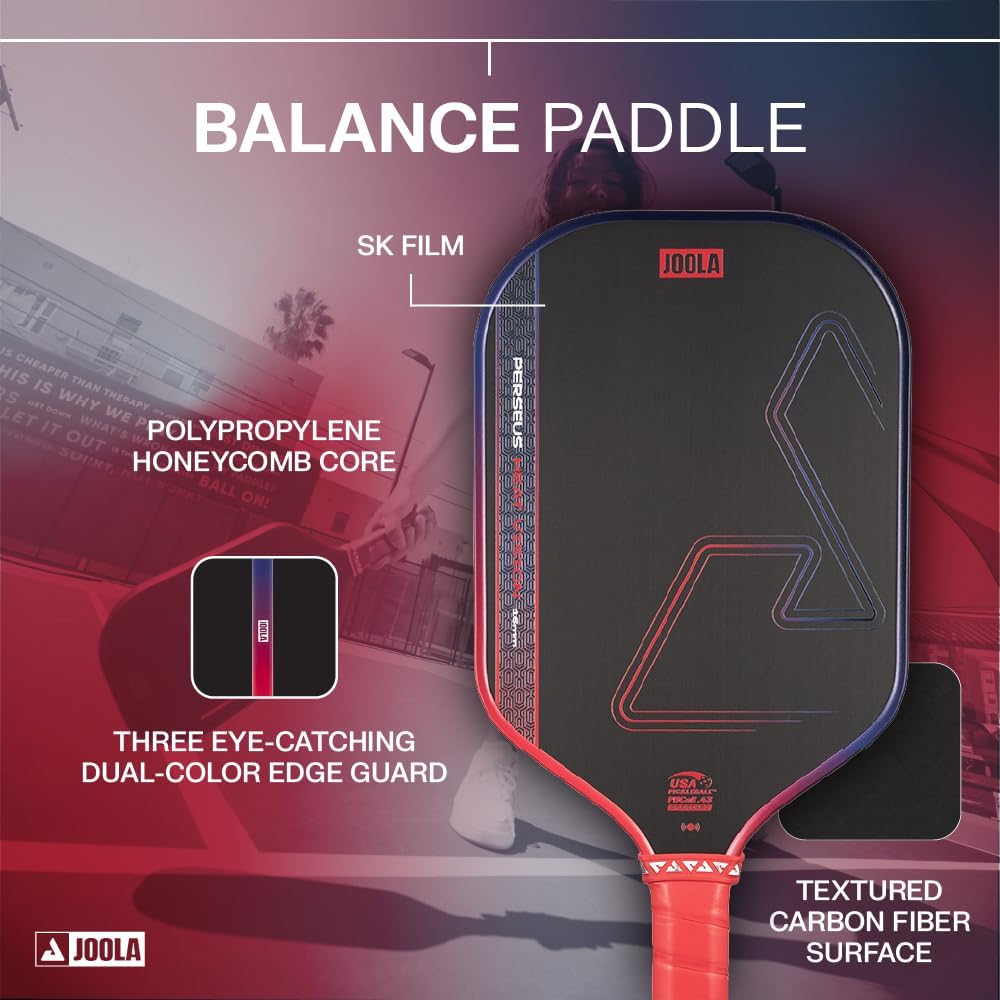 Pickleball Paddel USAP-genehmigt, Perseus Heat Vision - Blaze Red
