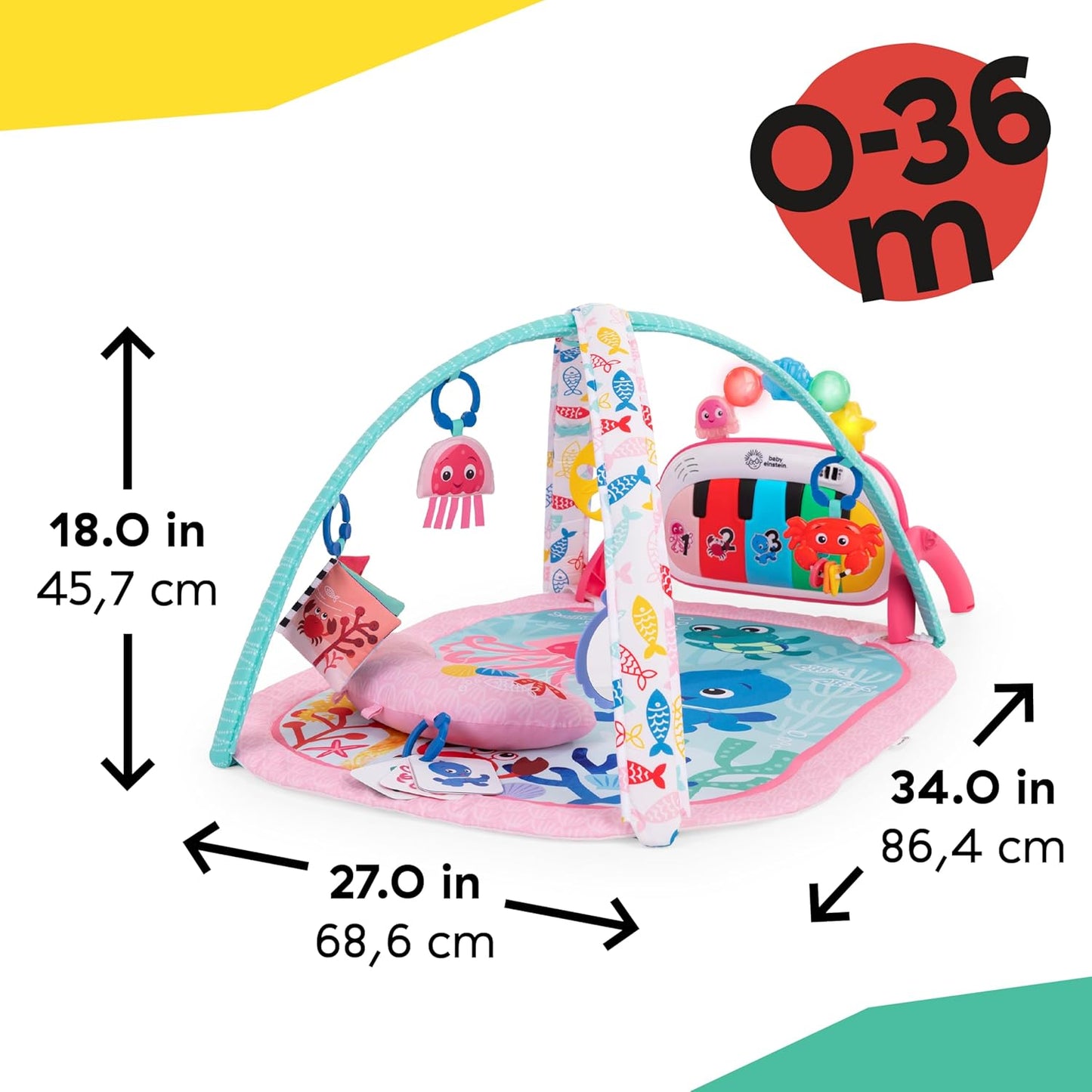 Ocean Explorers 4-in-1 Spielbogen, Rosa