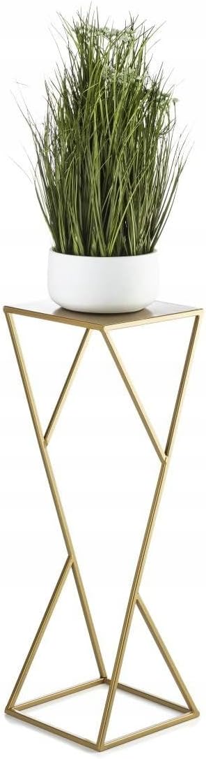 Blumenständer Metall, 70 cm Gold