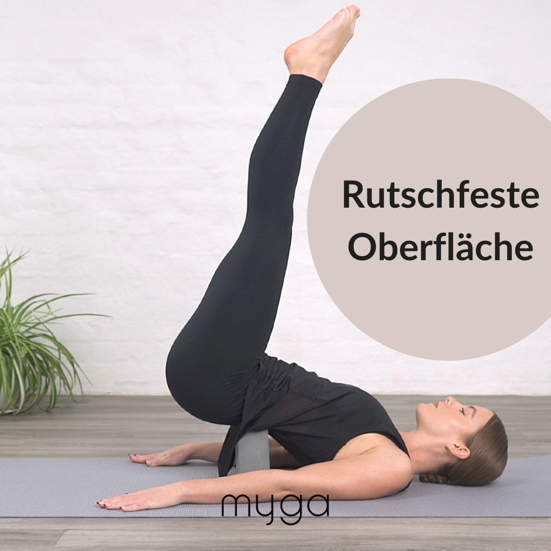 Yoga-Starter-Set: Matte, Blöcke & Gurt für Anfänger, Grau