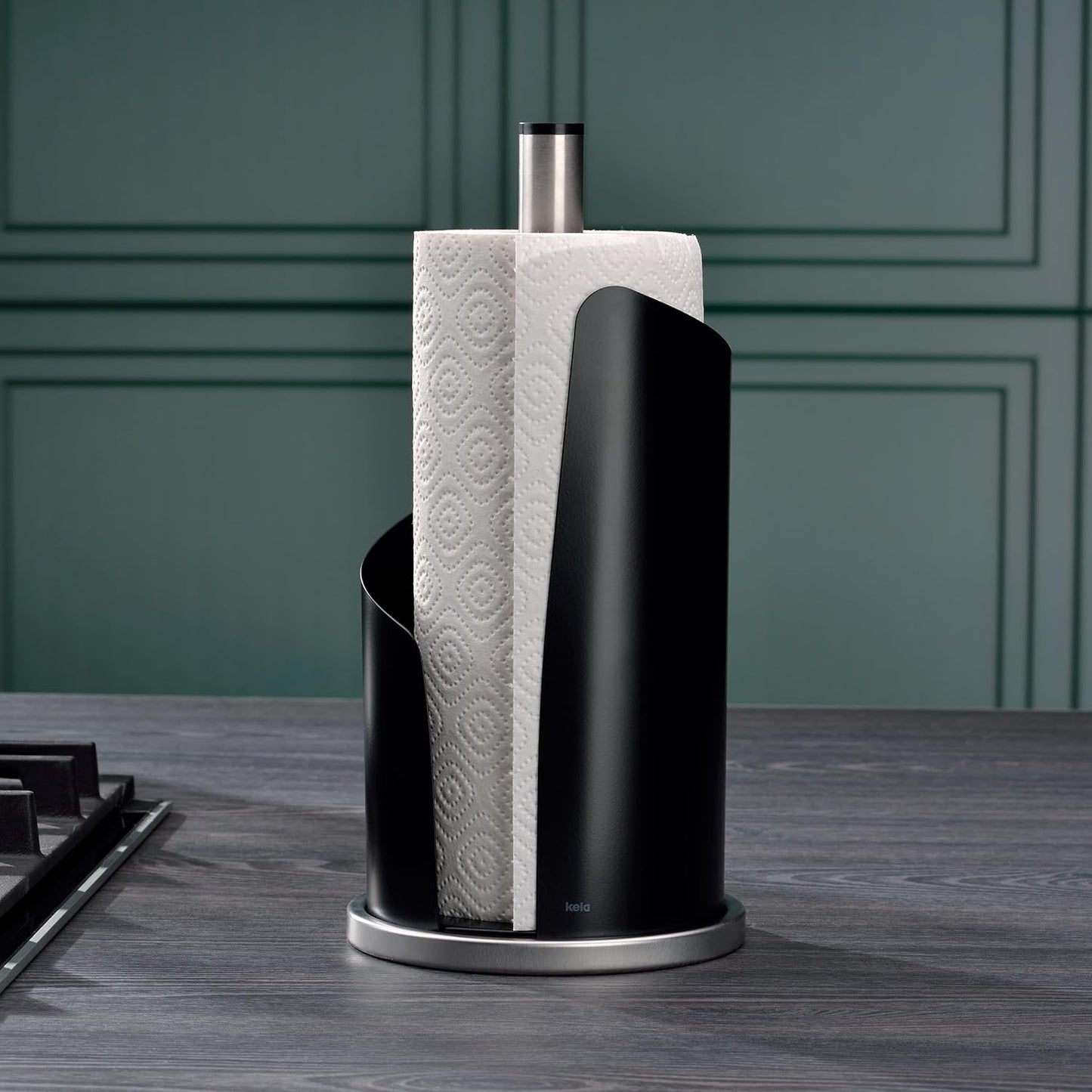 Küchenrollenhalter Stella, Schwarz