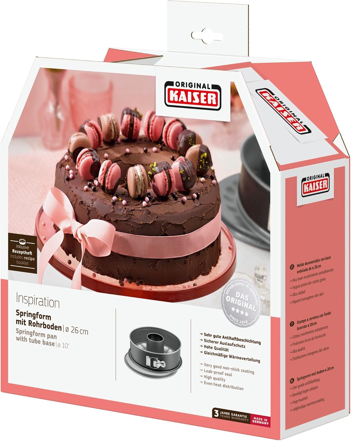 Springform Set mit Flach- und Rohrboden, Ø 26 cm / Single