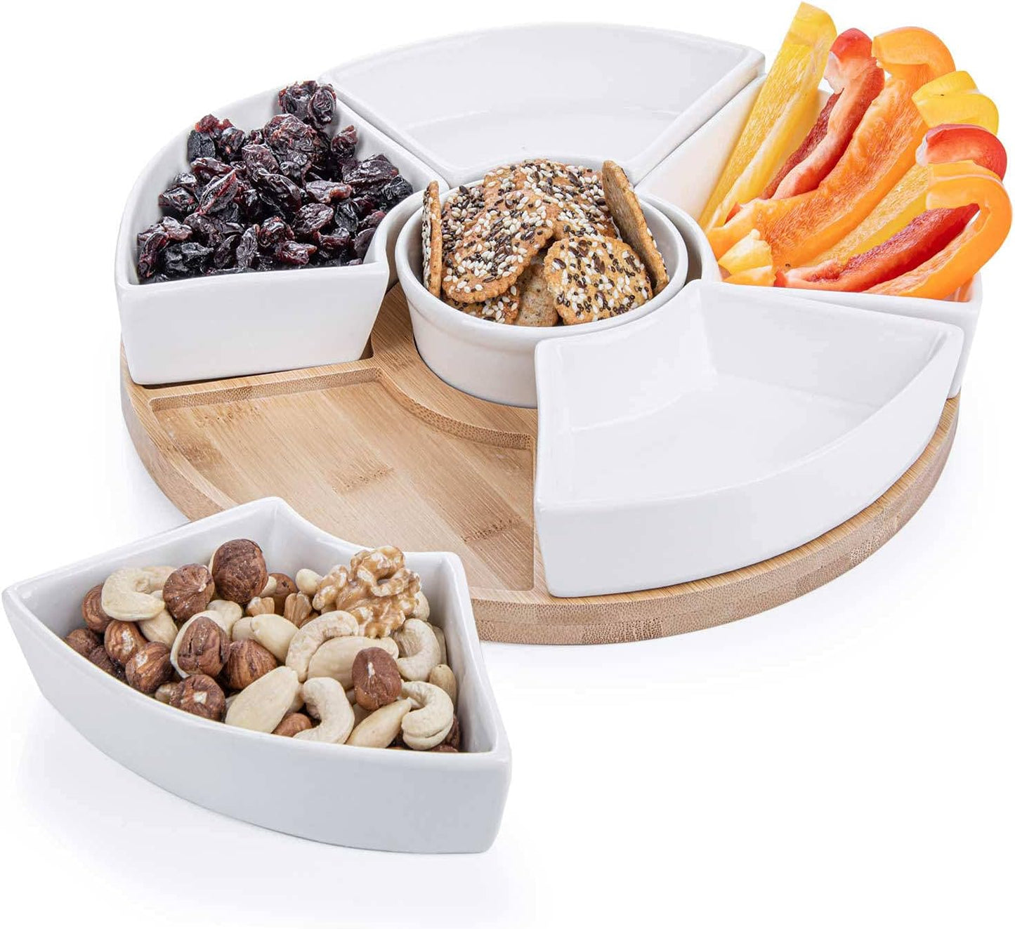 Snacktablett mit 6 Schalen, Snack-teller