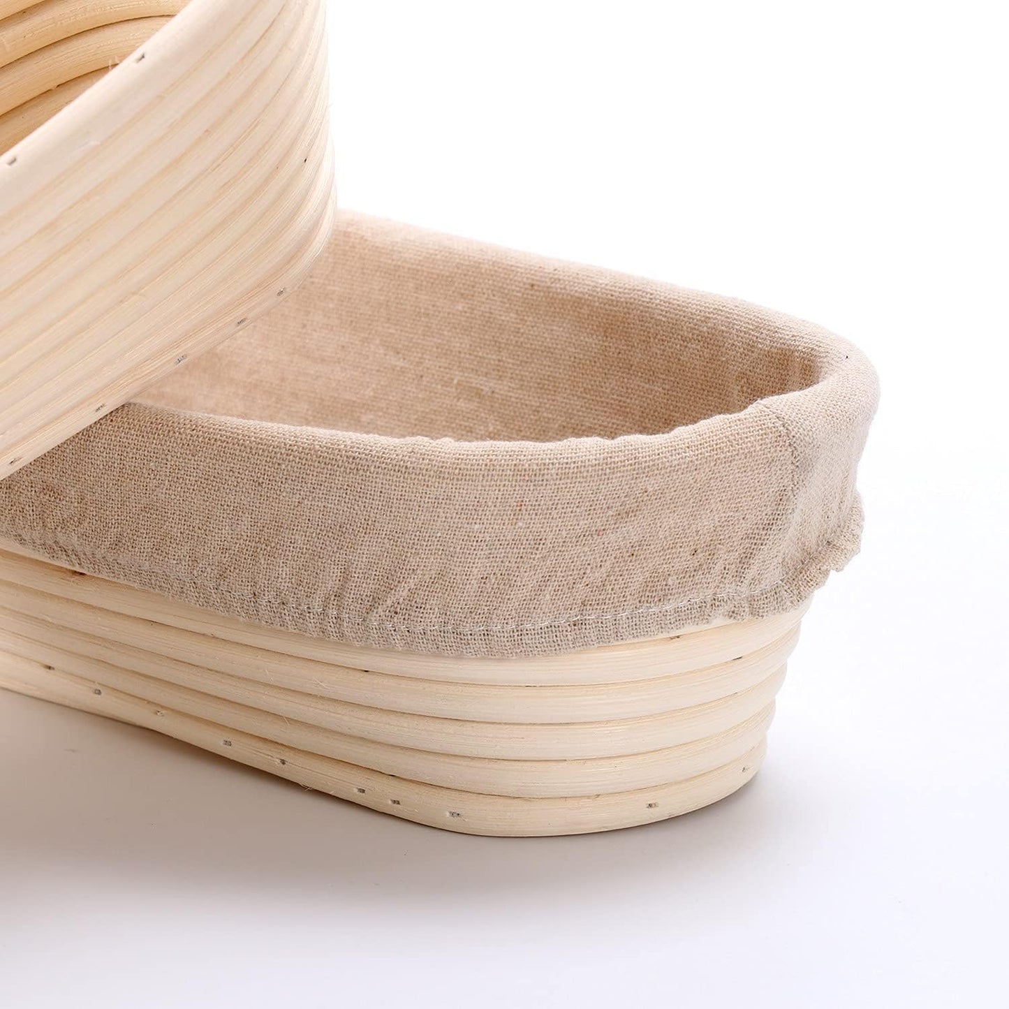 2er-Set Sauerteigkörbe aus Rattan, 29,5 cm