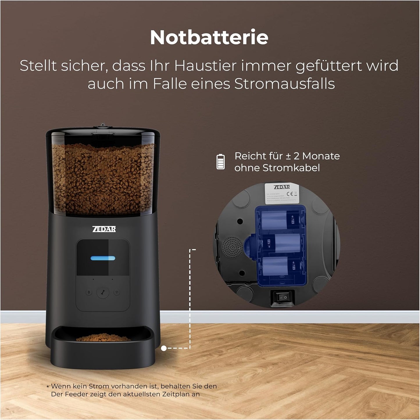 Futterautomat mit App-Steuerung