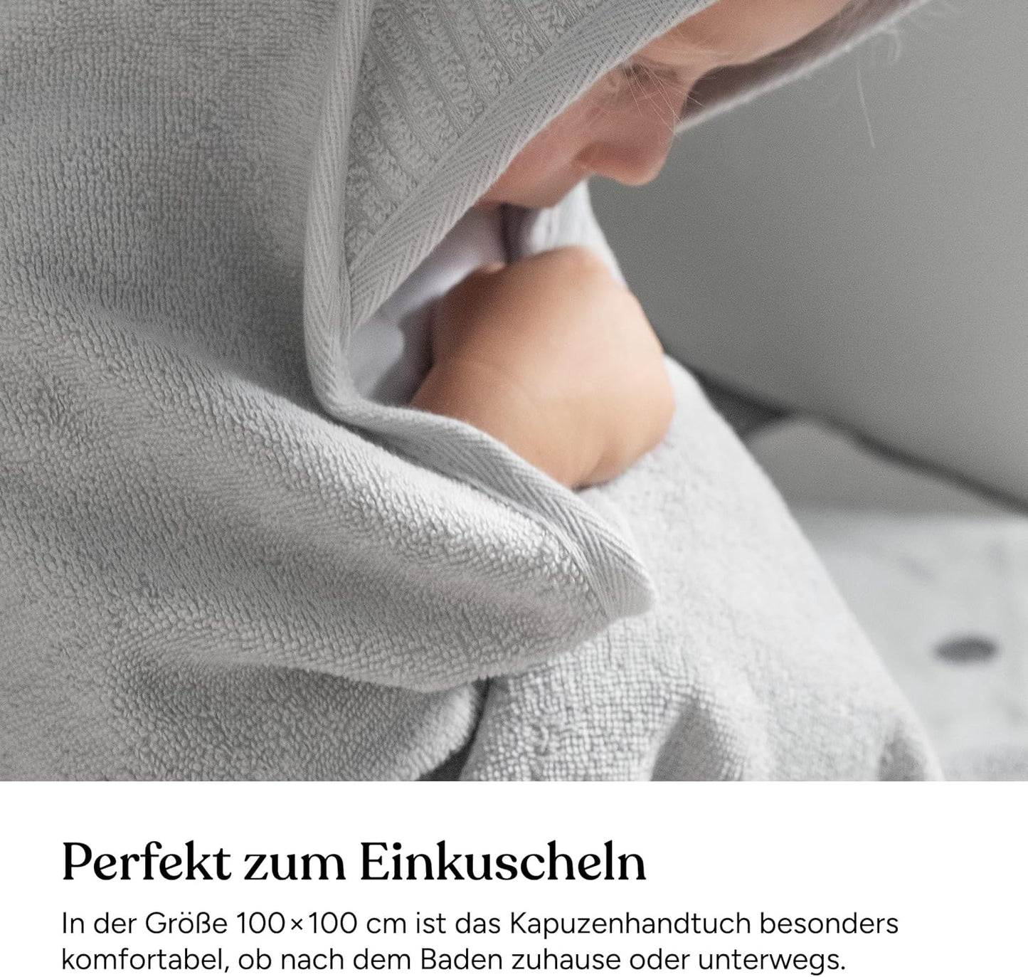 Babyhandtuch mit Kapuze, Jade