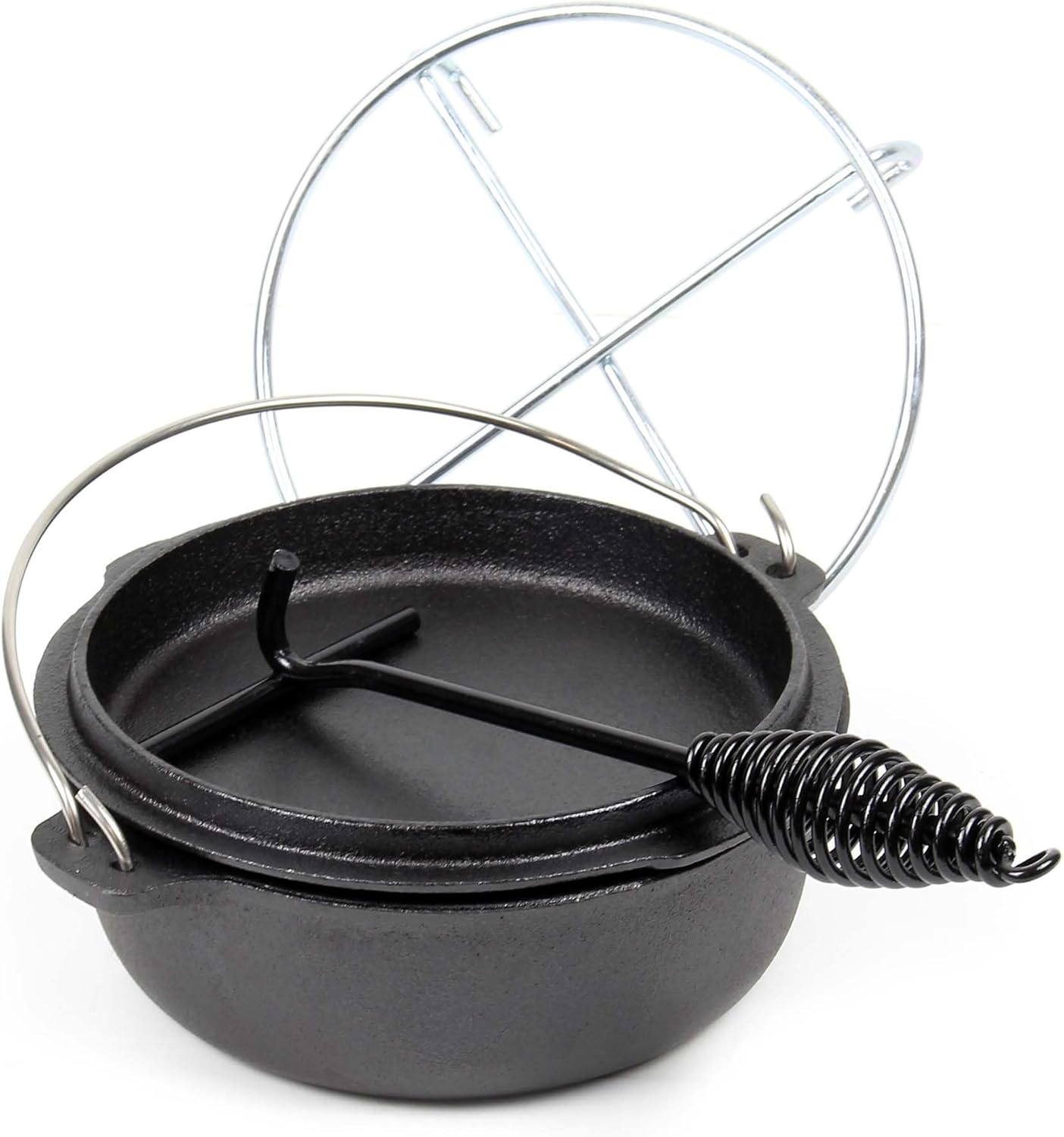 Dutch Oven Set (4l) mit Untersetzer und Deckelheber