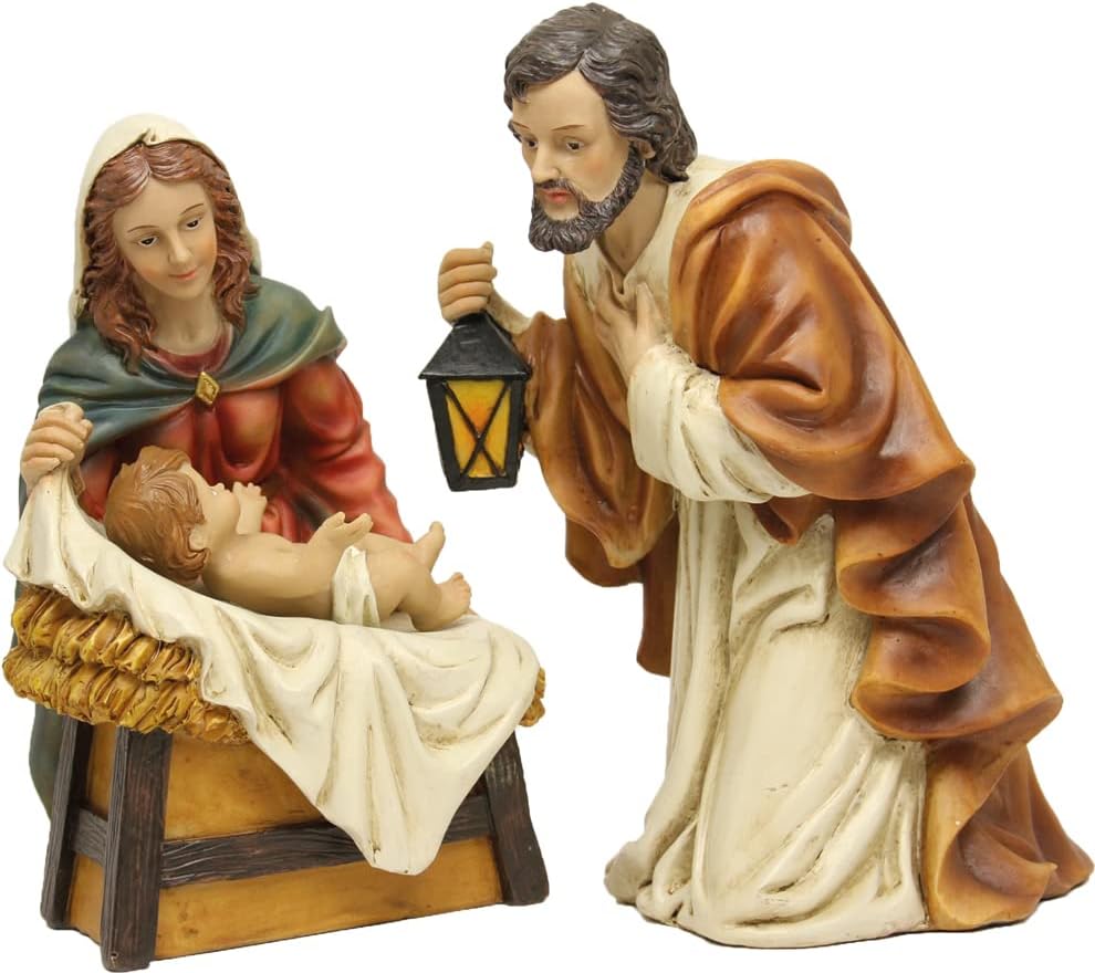 Krippenfigur Set Heilige Familie