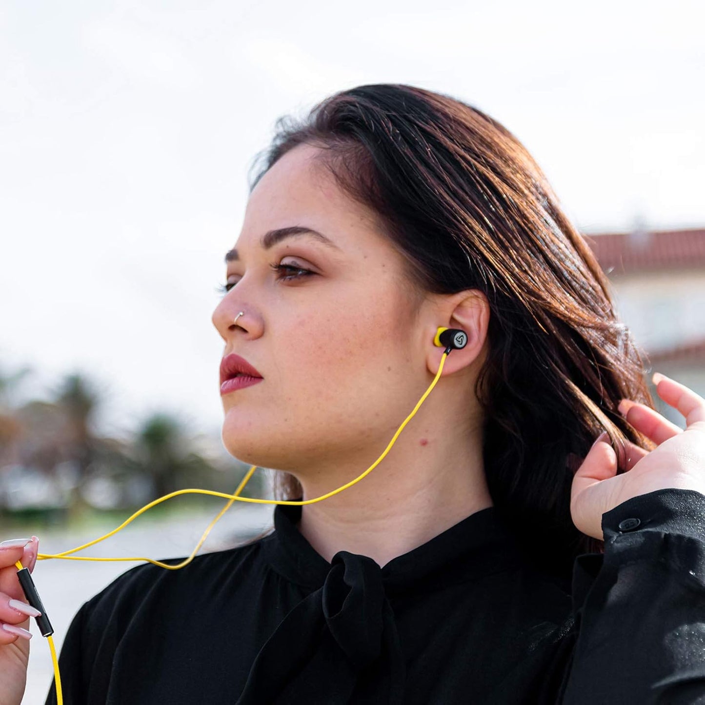 Ultra In-Ear Kopfhörer mit Mikrofon, 3.5 mm Gelb