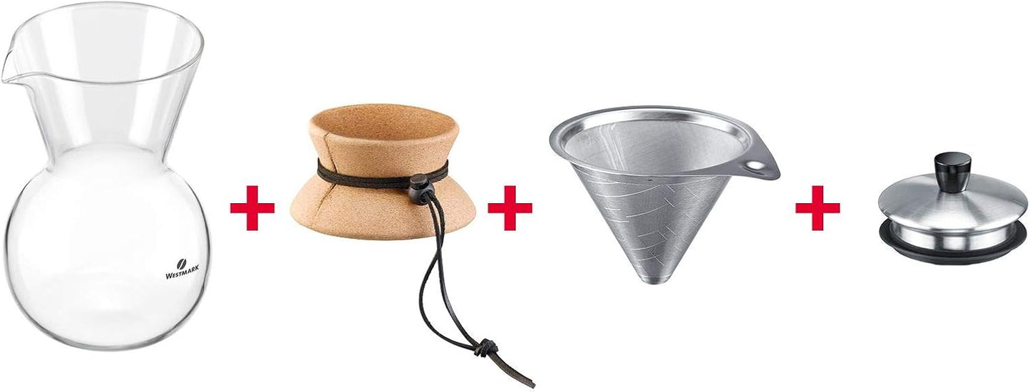 Kaffeebereiter Brasilia mit Permanentfilter, Kaffeebereiter