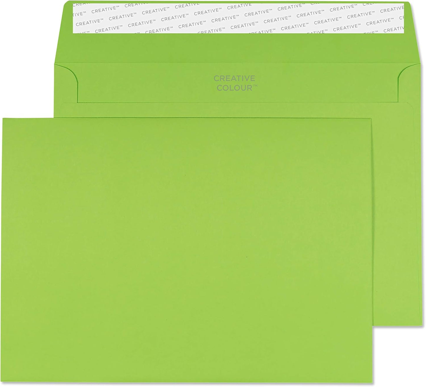 Briefumschläge C5 (500 Stück), Limetten Grün C5 162 x 229 mm 500 Stück
