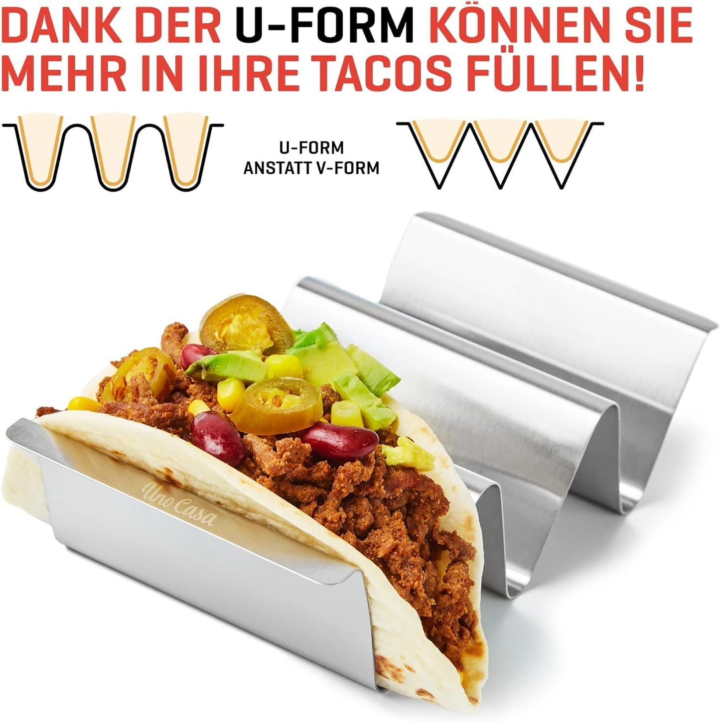 12er-Set Taco-Halter, 12 Pieces