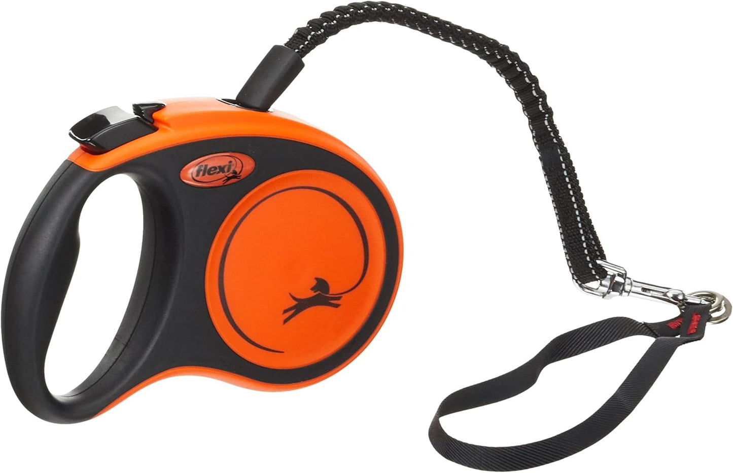 Xtreme Roll-Leine, schwarz/orange S (1er Pack)