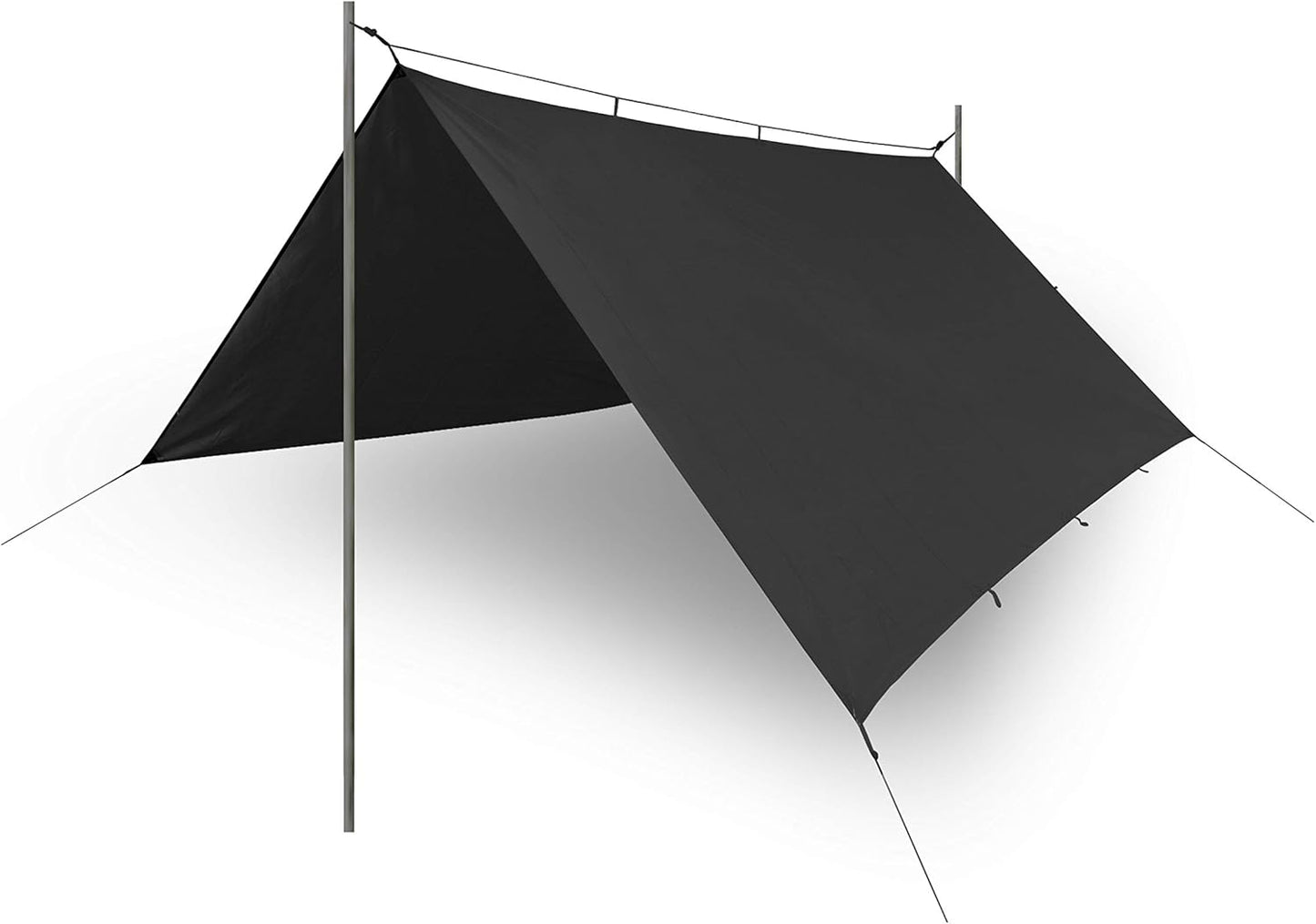 Wasserdichtes Tarp, Schwarz