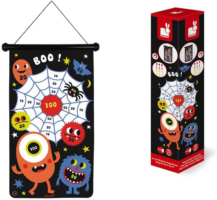 Magnetisches Dartspiel mit Monster-Motiv, Monster