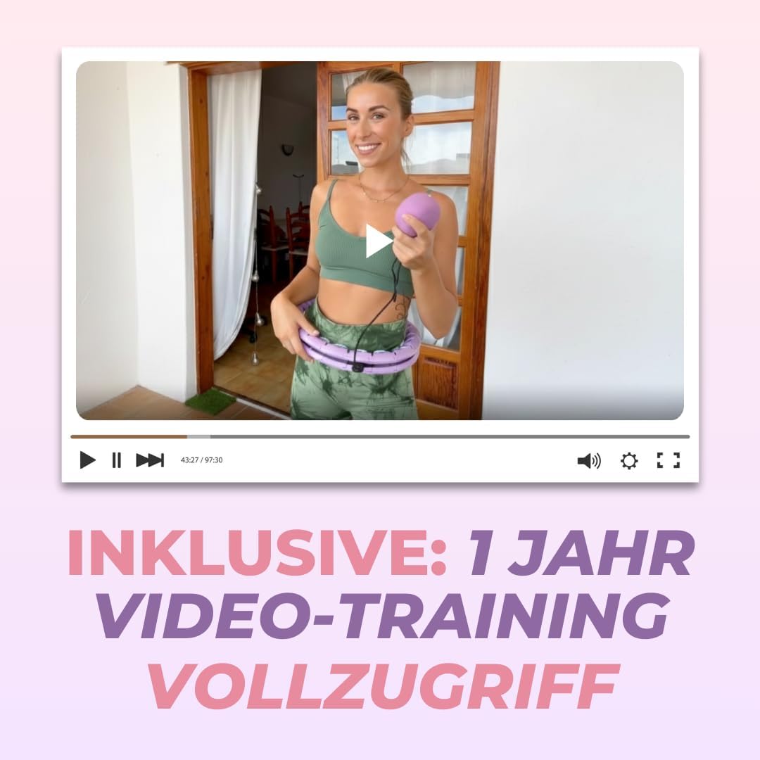 Smart Hula-Hoop für Erwachsene (Modell S2 XXL), Blau
