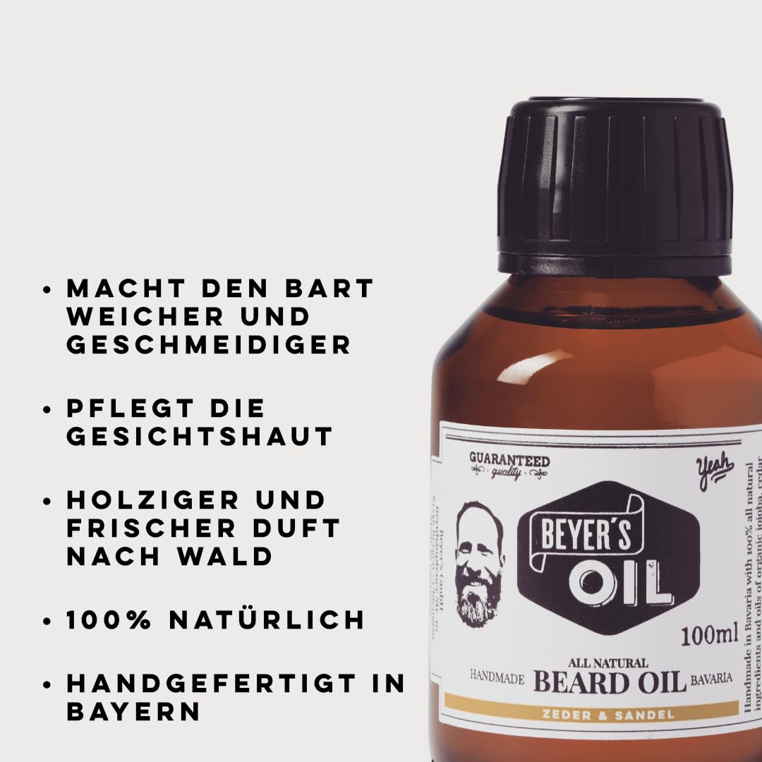 Bartöl Zeder & Sandelholz, 100 ml (1er Pack)