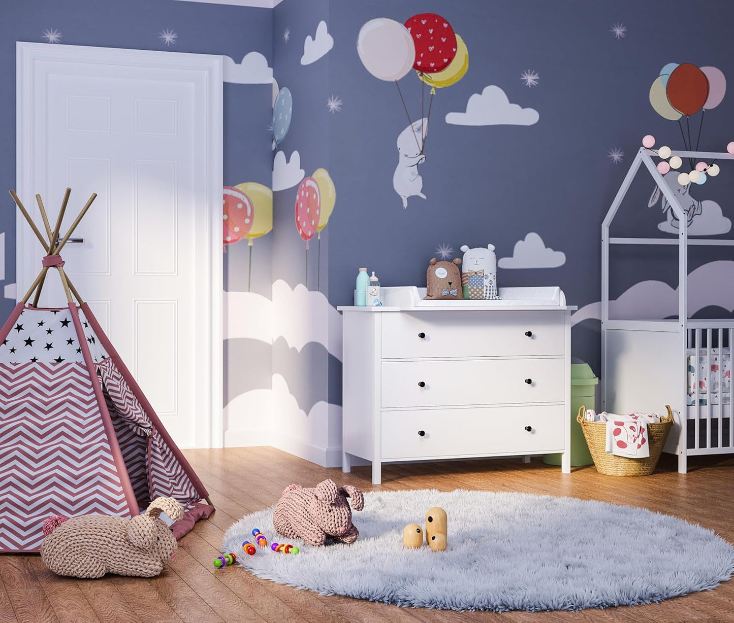 Oti Wickelaufsatz für Malm, Hemnes, Nordli Kommoden, normal
