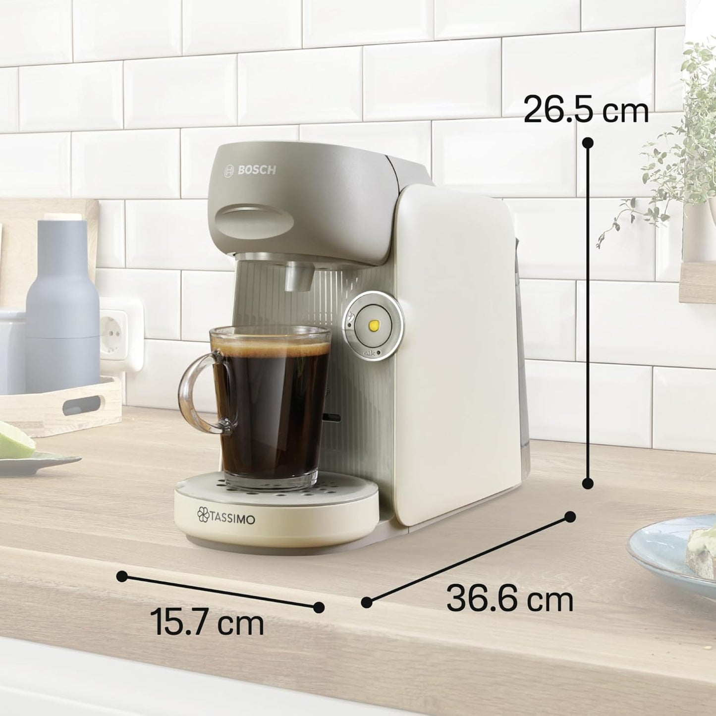 TAS167P Tassimo Kapselmaschine, Creme