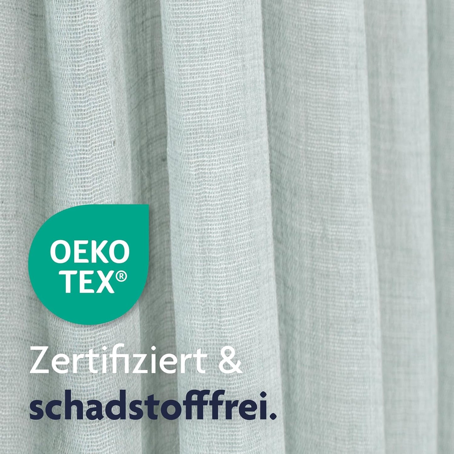 Baldachin Voile Salbei, 155 x 250 cm, Salbei