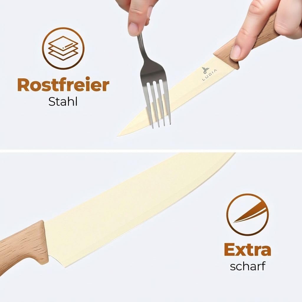 Messerset mit Block