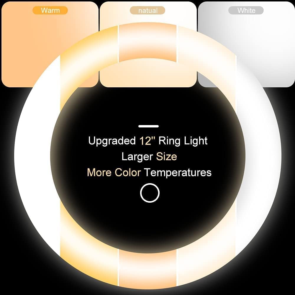 Ringlicht mit Stativ, Warmes Licht