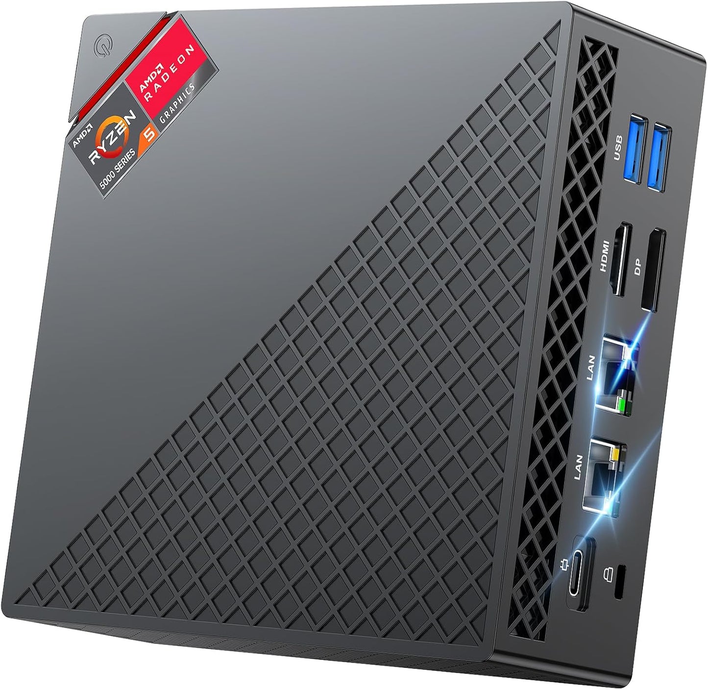 Mini PC AM06 PRO mit Ryzen 5 und Triple Display, Ryzen 5 5500U/ 32GB RAM + 512GB ROM