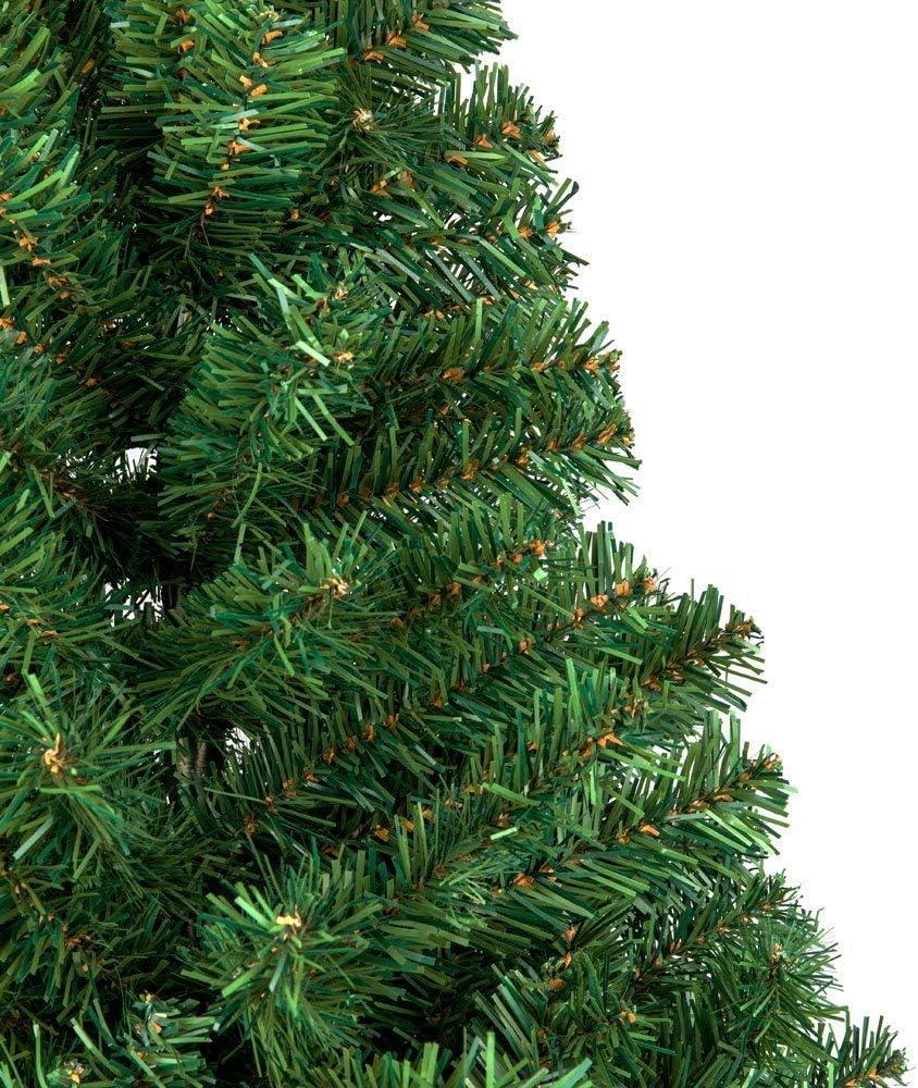 Künstlicher Weihnachtsbaum mit Metallständer, Grün, 210 cm