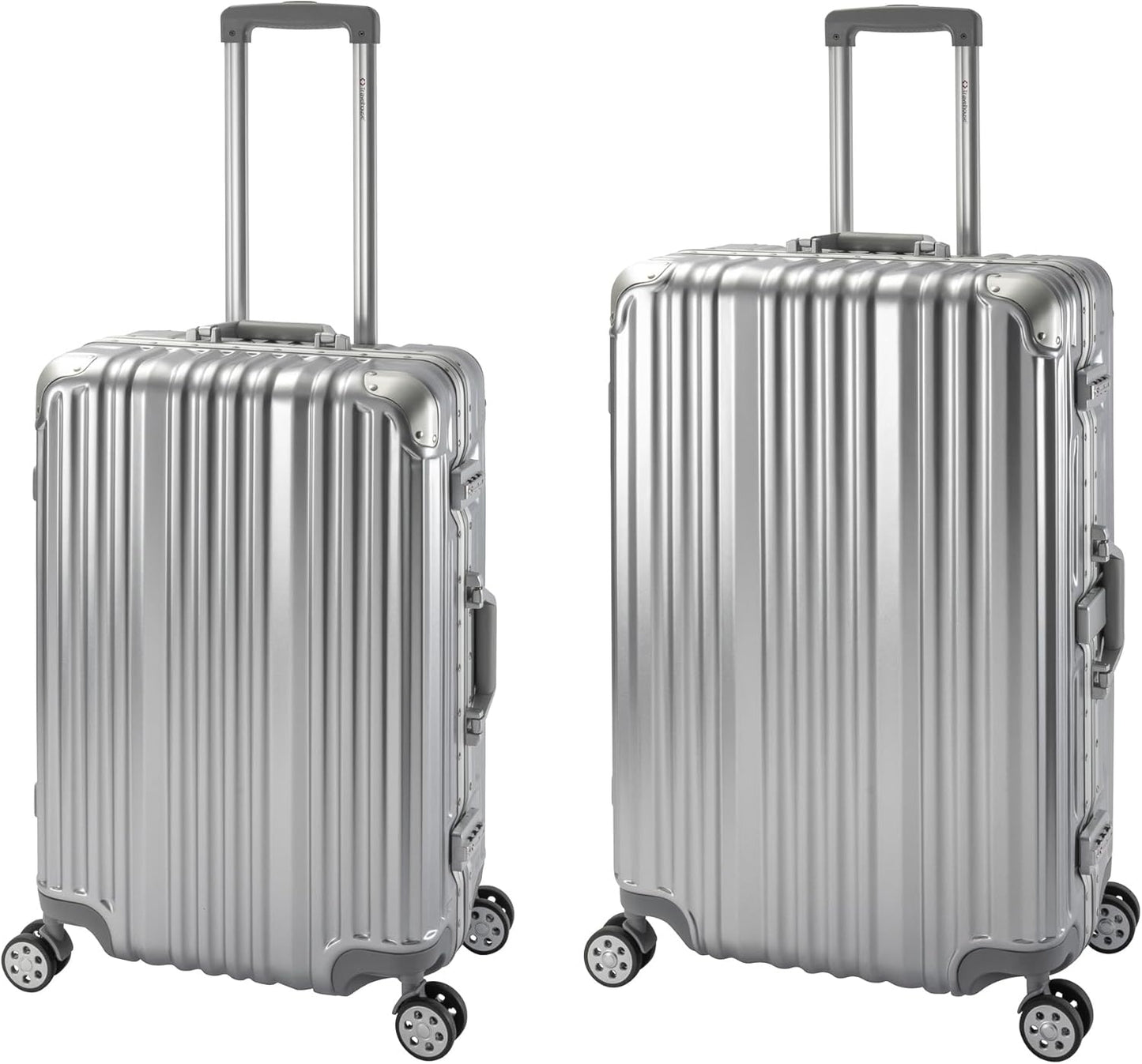 2-teiliges Koffer-Set, Silber Koffer-Set (M+L)