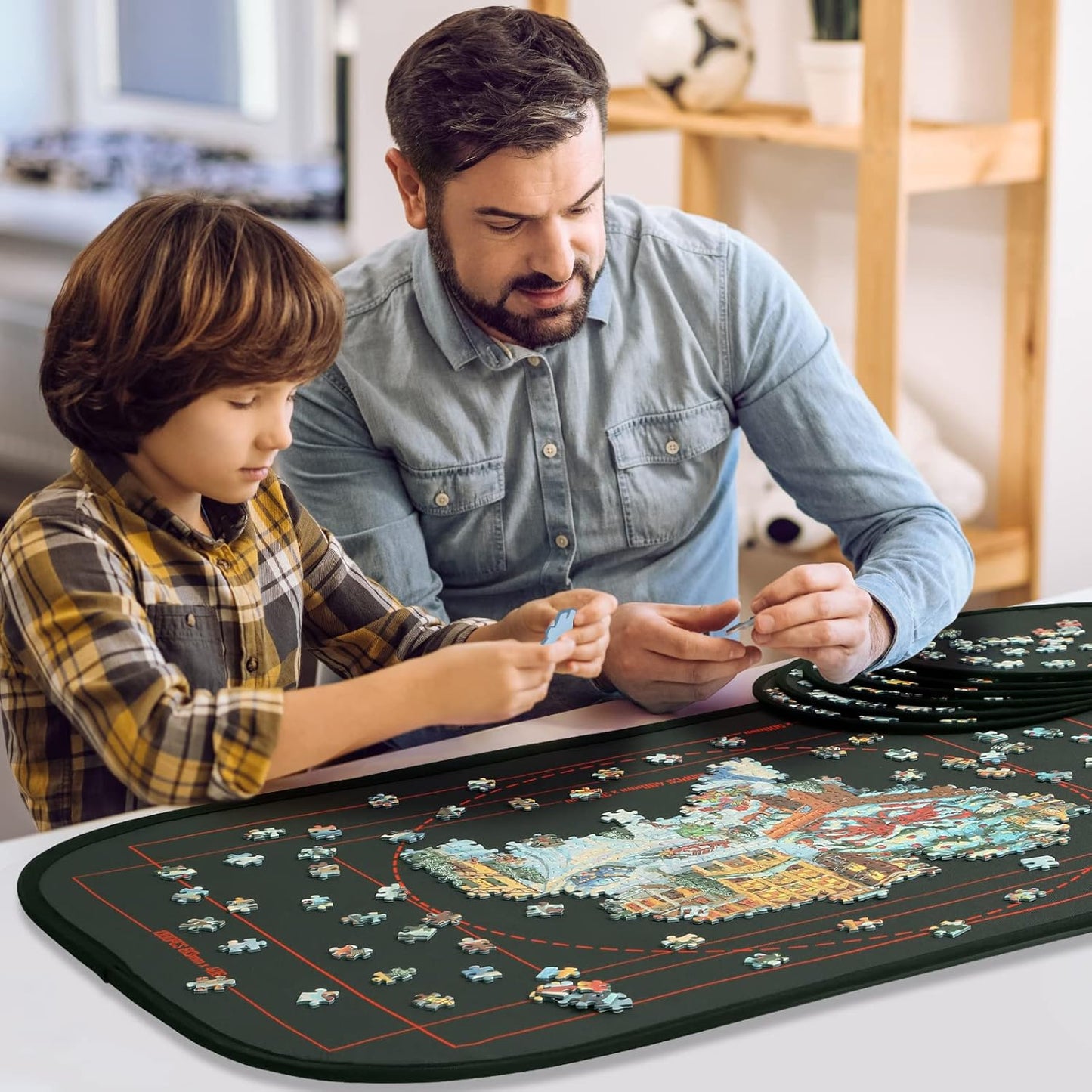 Faltbares Puzzlebrett