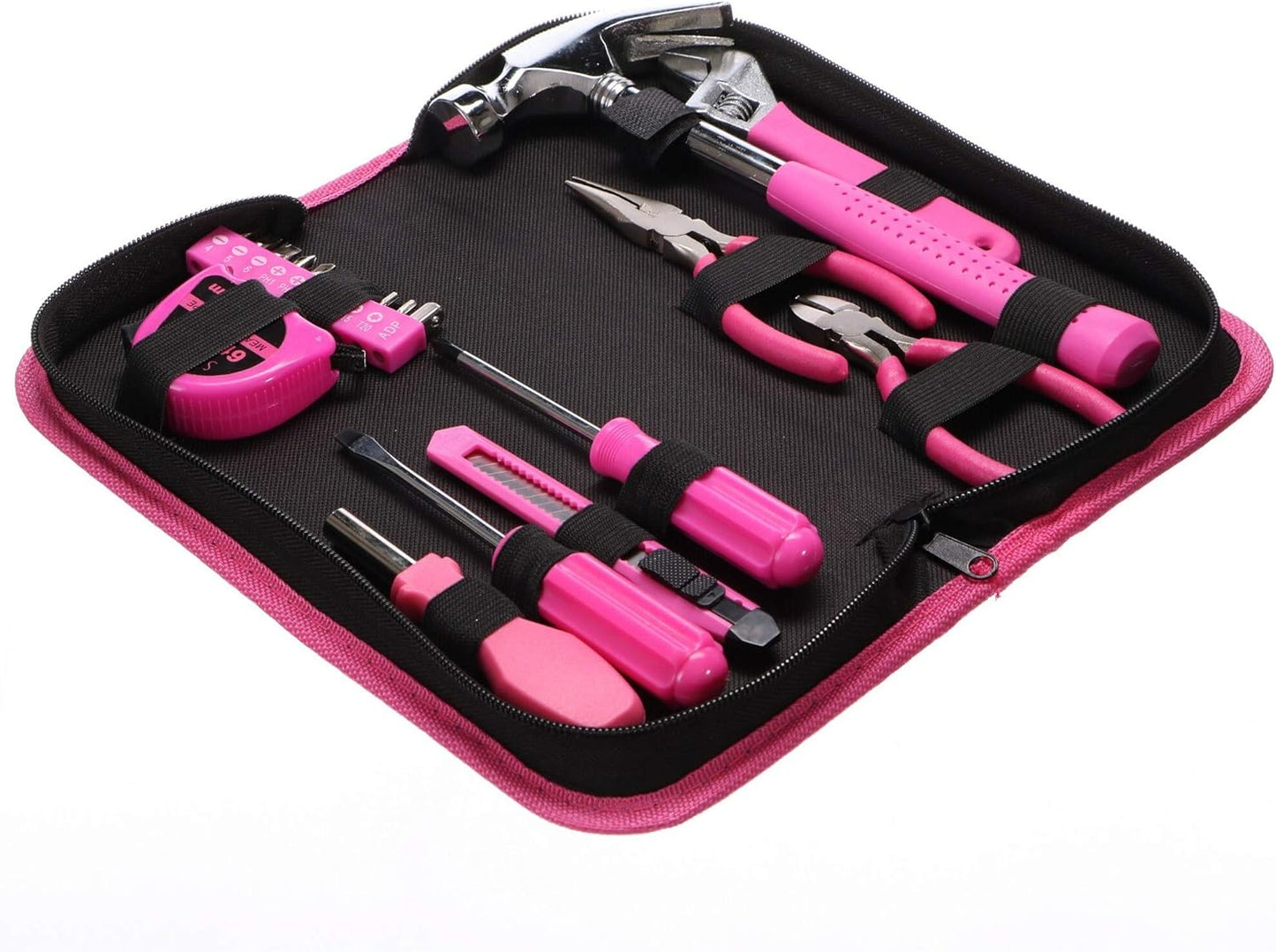 20-teiliges Werkzeugset für Haushalt & Garage, Pink 20