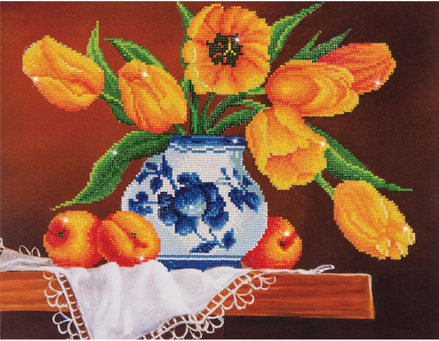 Diamond Painting Yellow Tulips, DD9.004, 40.6 x 50.8 cm, 40.6 x 50.8cm Yellow Tulips