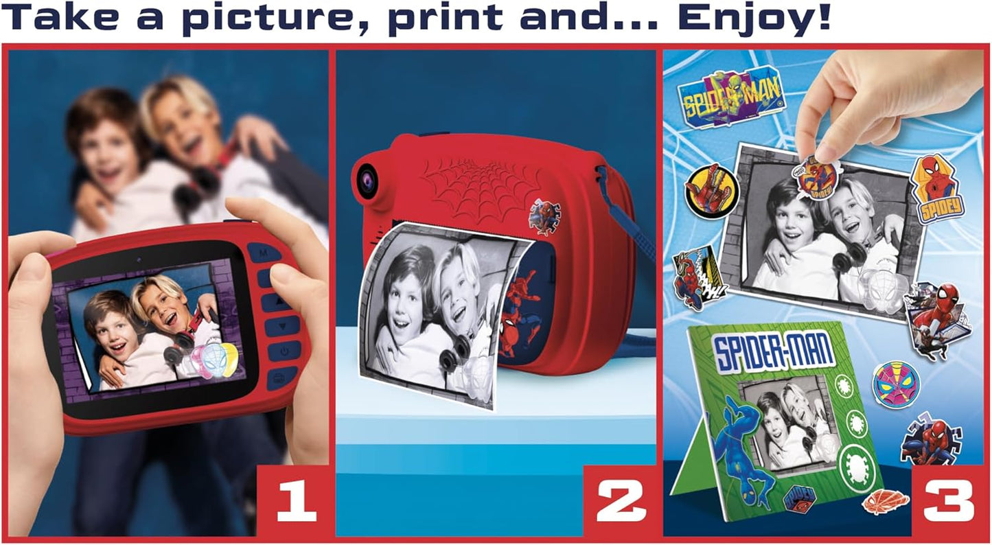 Sofortbildkamera Spider-Man für Kinder, Spider-man Print Cam