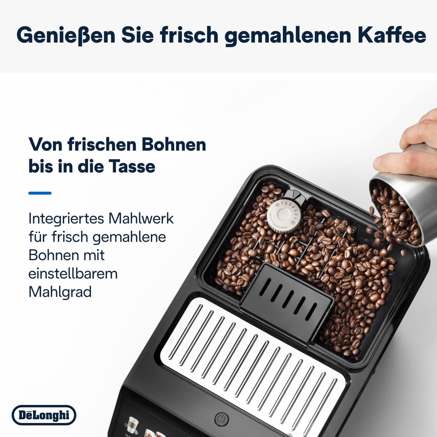 Eletta Explore ECAM452.57.G Kaffeevollautomat mit Milchsystem, Ohne Cold Brew Funktion, Single