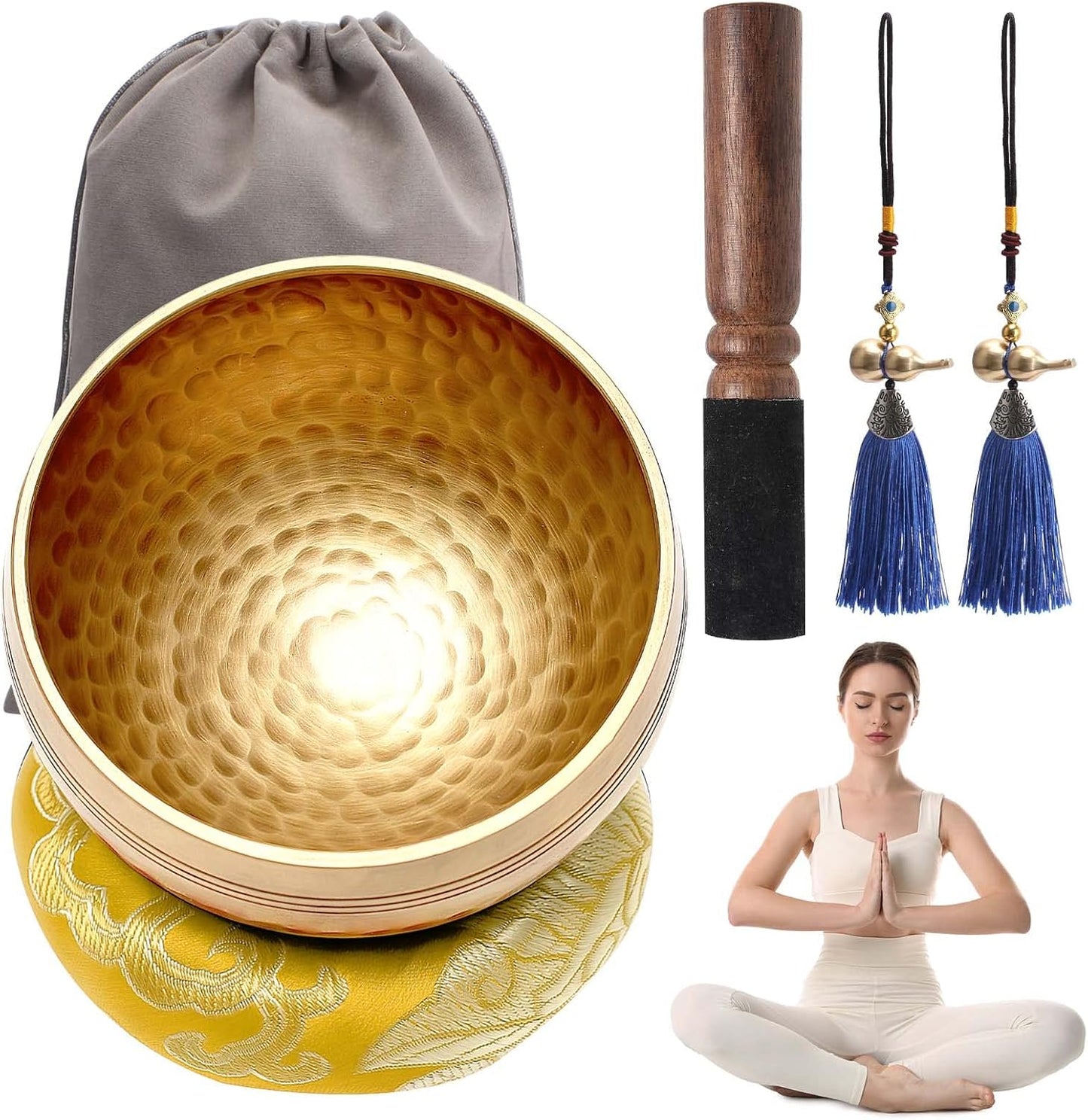 5-teiliges Tibetisches Klangschalen-Set, 13cm
