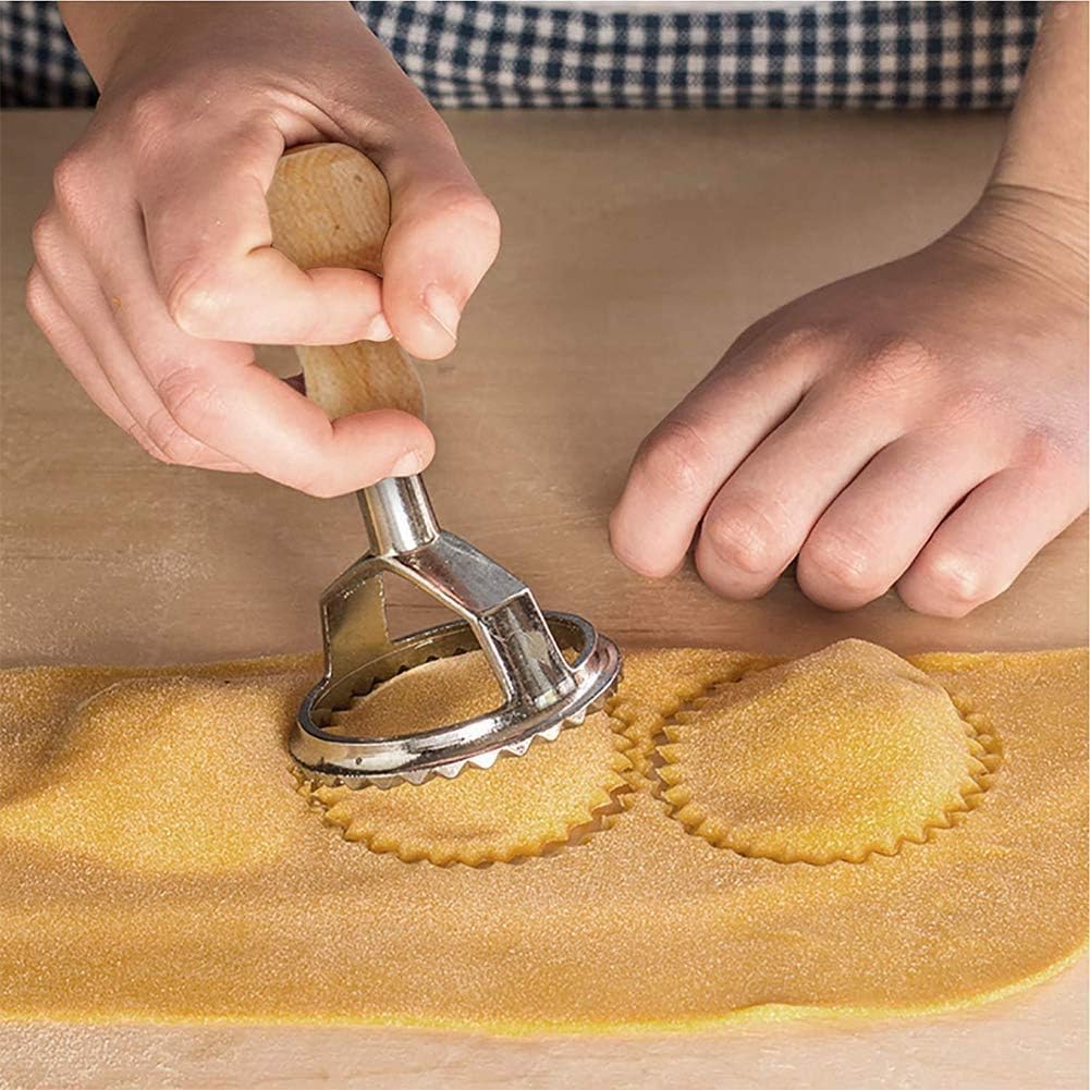 Ravioli-Ausstecher-Set mit Teigrädchen, 4er Set,teigrädchen