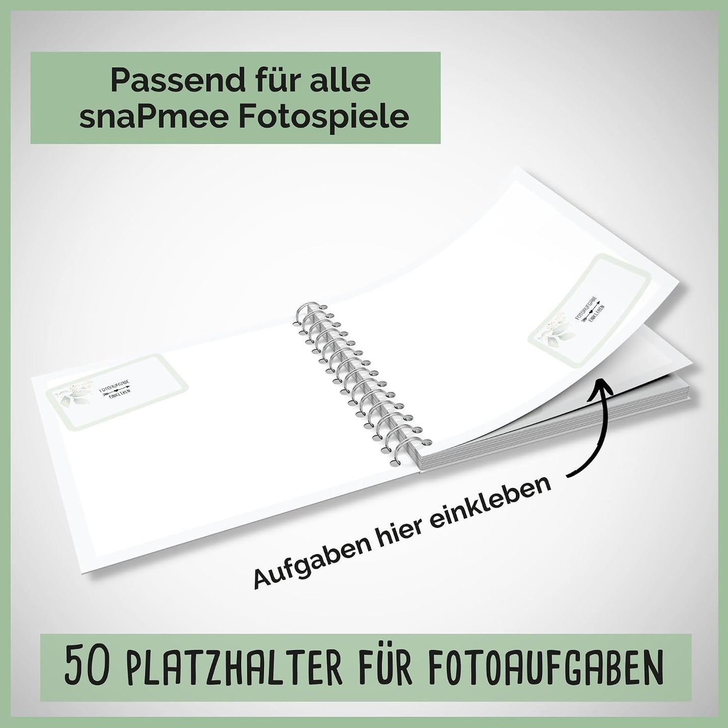 Hochzeit-Fotobuch mit 50 Fotoaufgaben, Hochzeit