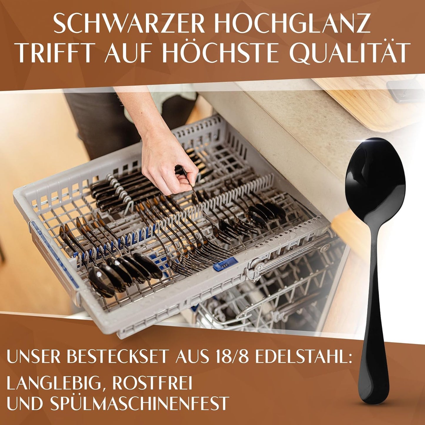 Besteckset Lumina für 6 Personen, 30 Lumina