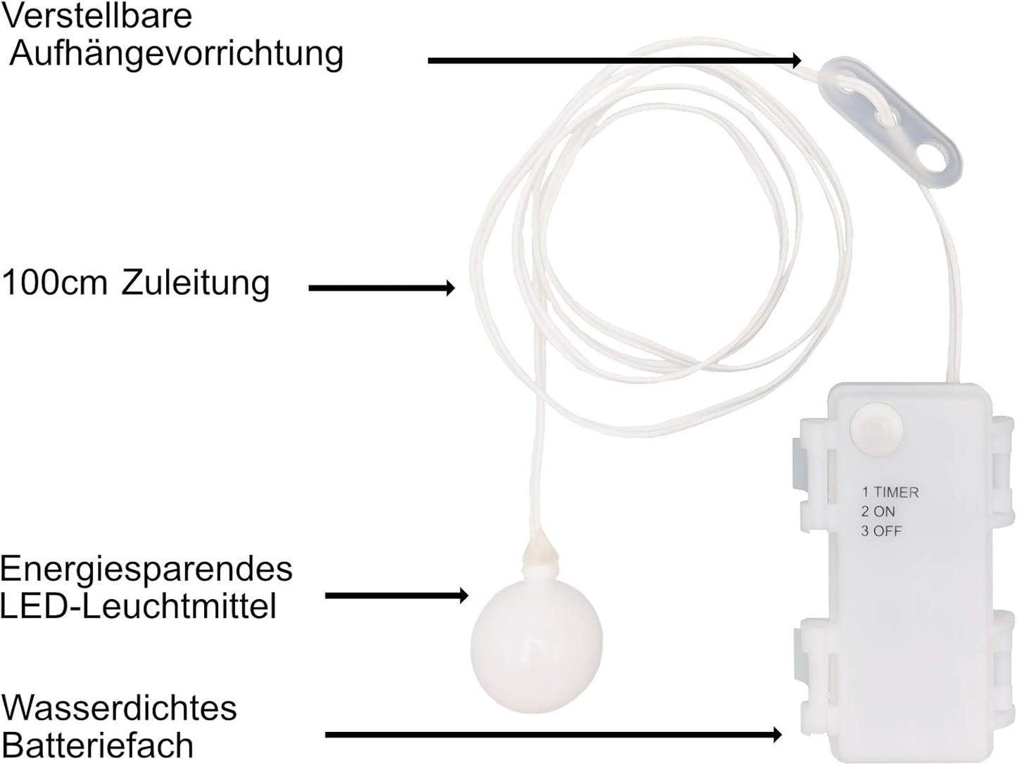 3D Leuchtstern-Set mit warm-weisser Beleuchtung, 3er-Pack, Gelb