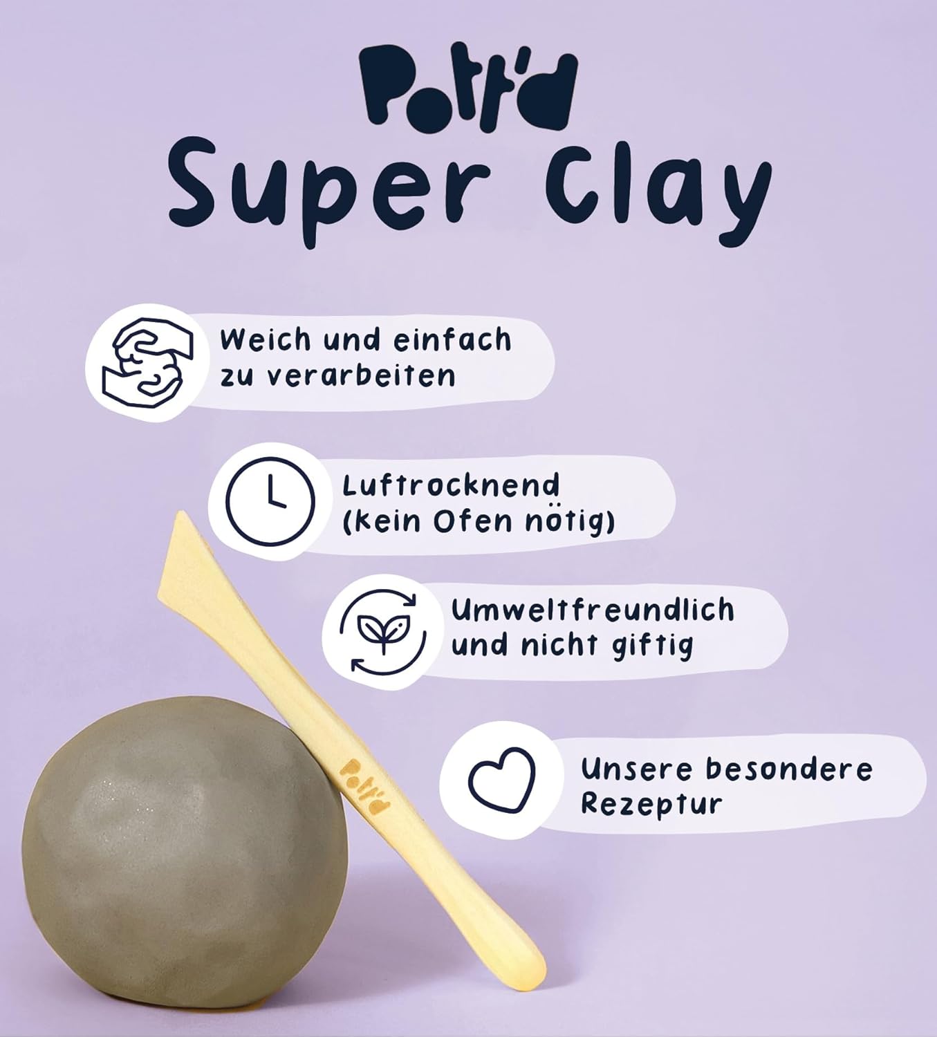 Mini-Töpfer-Set für Tierliebhaber (Lufttrocknend), Tierliebhaber-Set