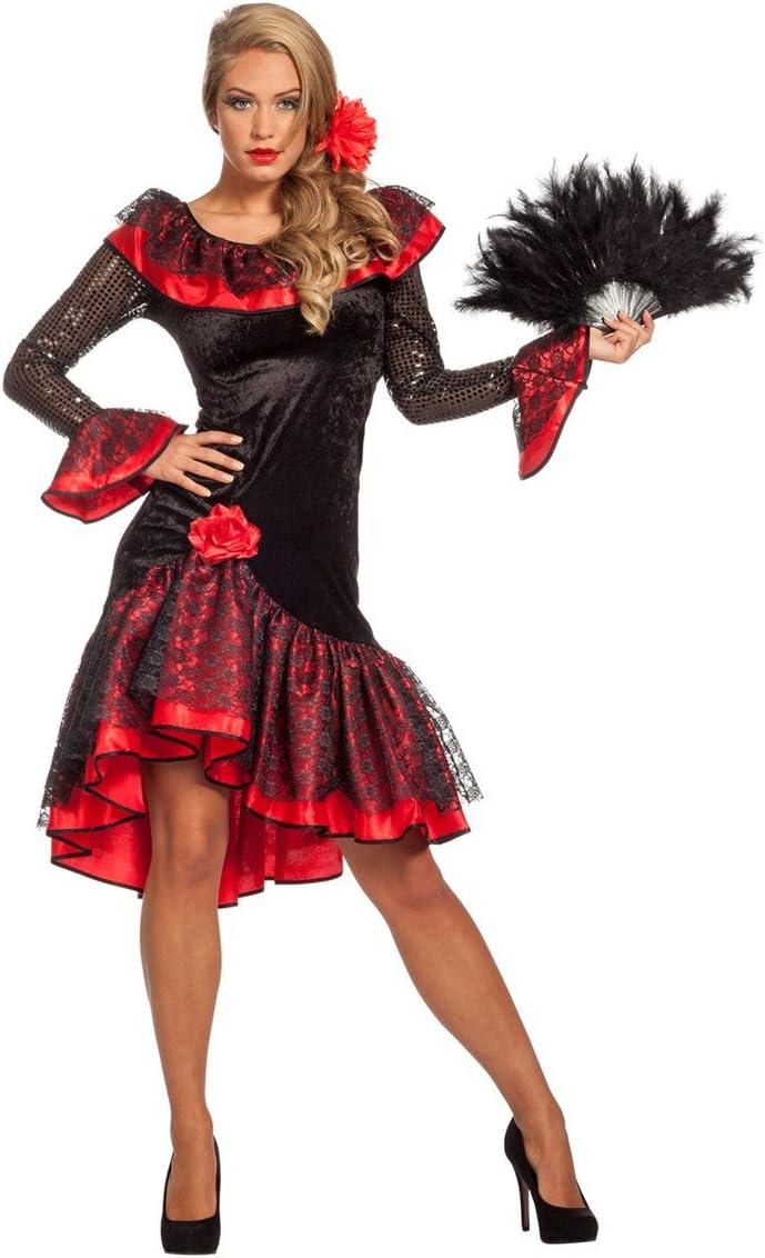 Lucia Spanische Flamenco Tänzerin Kostüm, 48